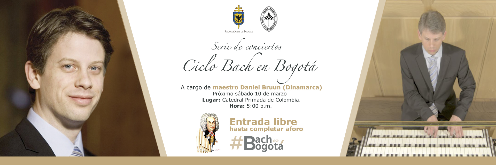 Bruun en concierto en la Catedral Primada de Bogotá
