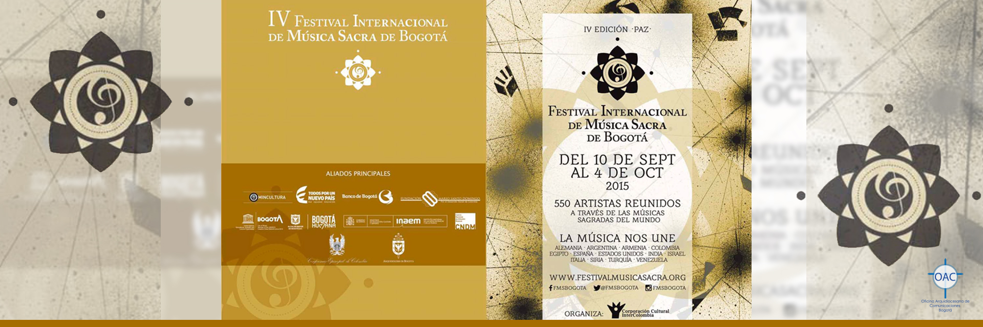 IV Festival Internacional de Música Sacra de Bogotá -PAZ-