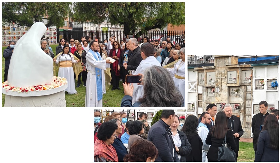 Bendición Memorial 'María, madre de los niños no nacidos', en Jardín Cementerio de Fontibón