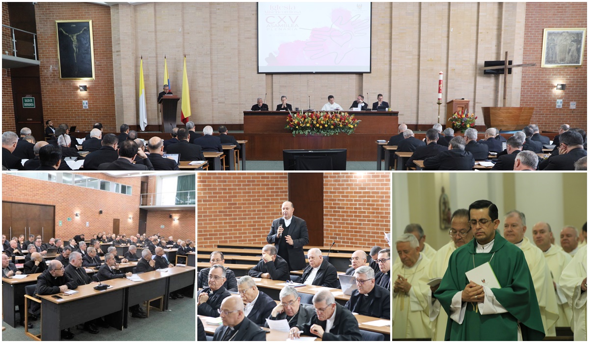 Momentos durante la 115 Asamblea Plenaria del Episcopado - Cortesía CEC.