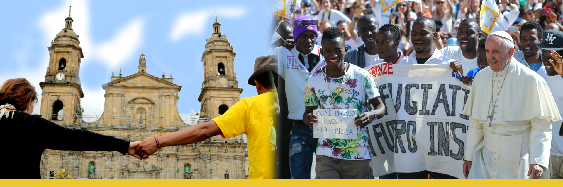 Iglesia colombiana se une a la campaña "Compartiendo el Viaje"