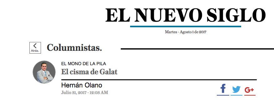 El cisma de Galat