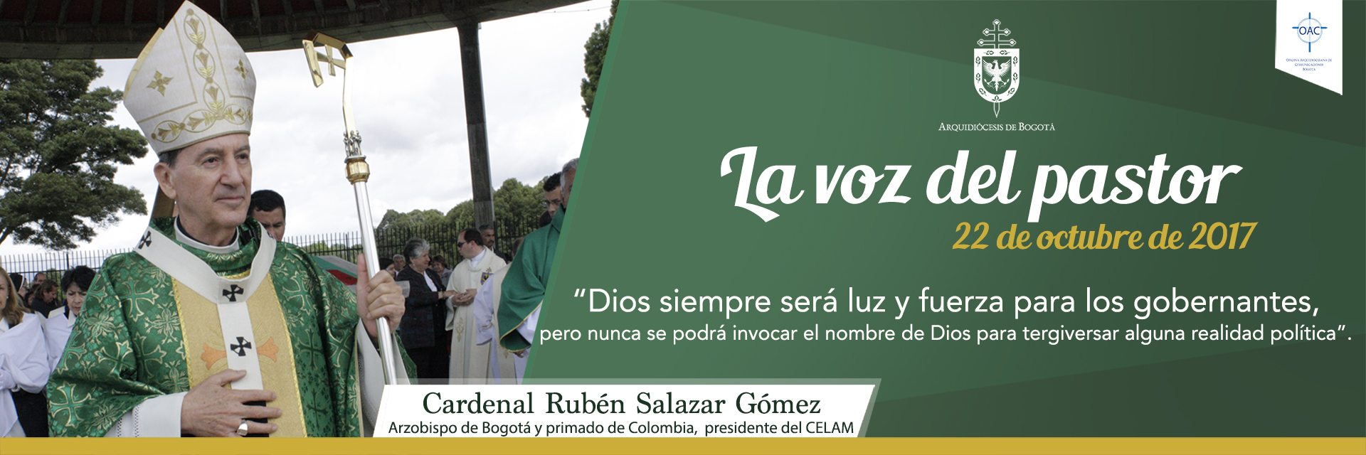 La voz del pastor 22 de octubre de 2017