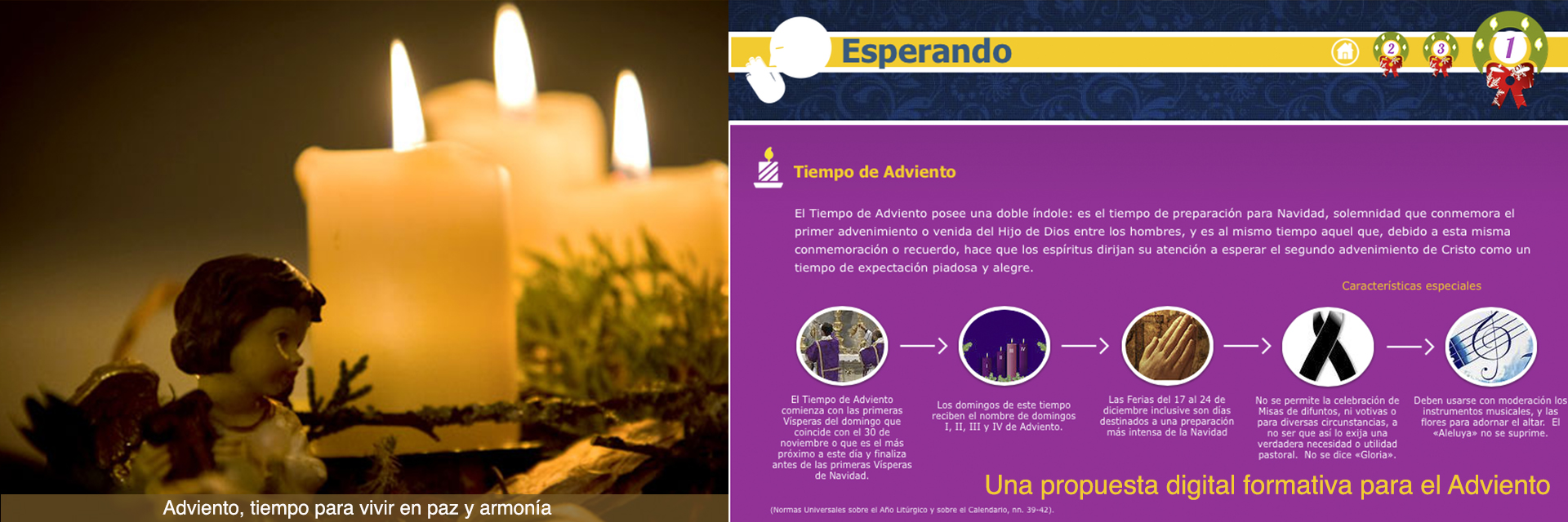Una propuesta digital formativa para el Adviento