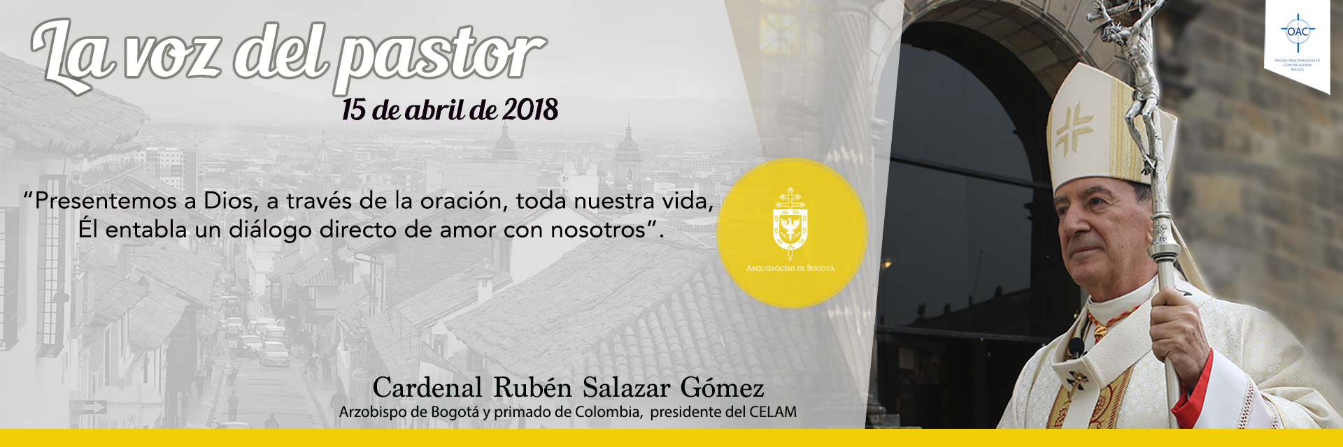 La voz del pastor 15 de abril de 2018