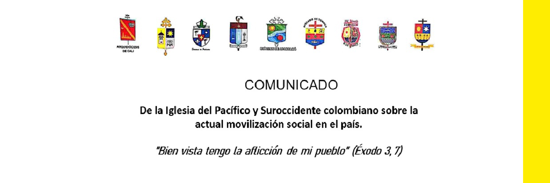 Obispos del Pacífico y Suroccidente ante realidad nacional