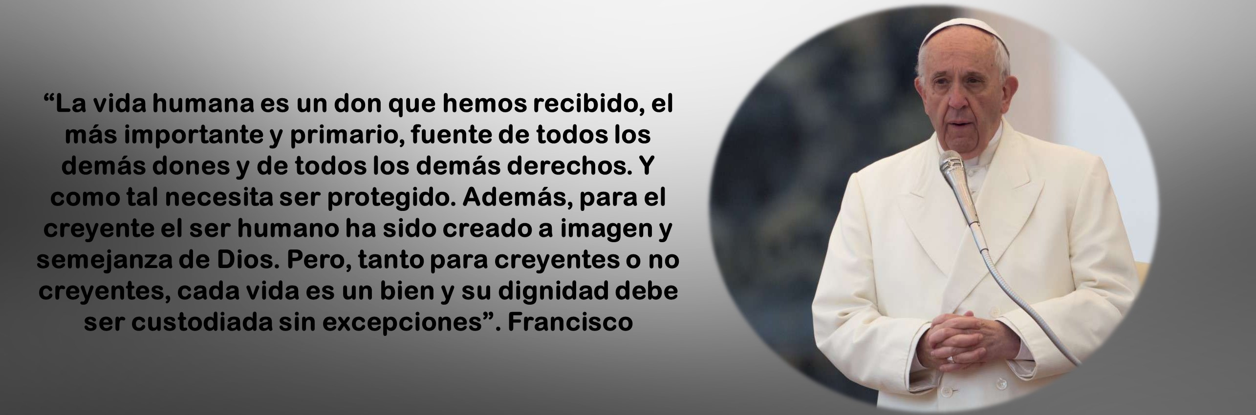 La vida, frágil tesoro