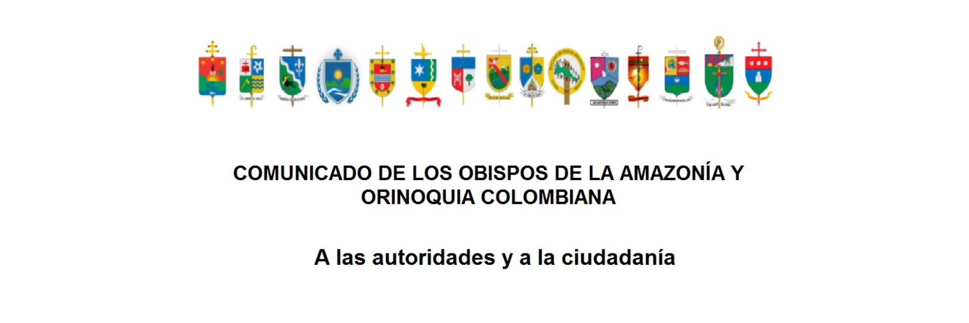 Llamado de los obispos en favor de las realidades indígenas, campesinas y afros