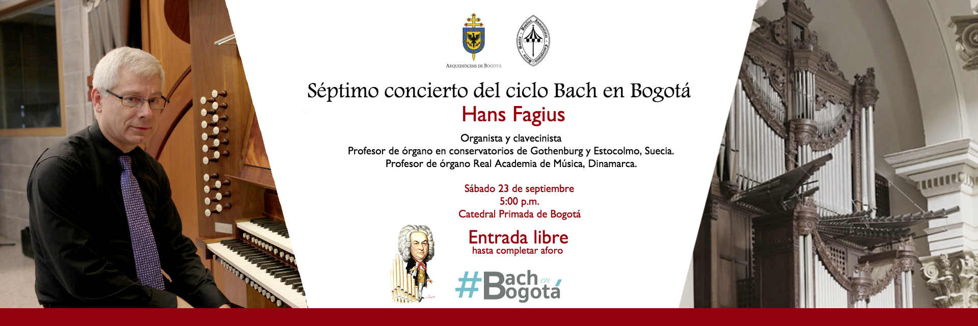 El sueco Hans Fagius se presentará este sábado en la Catedral