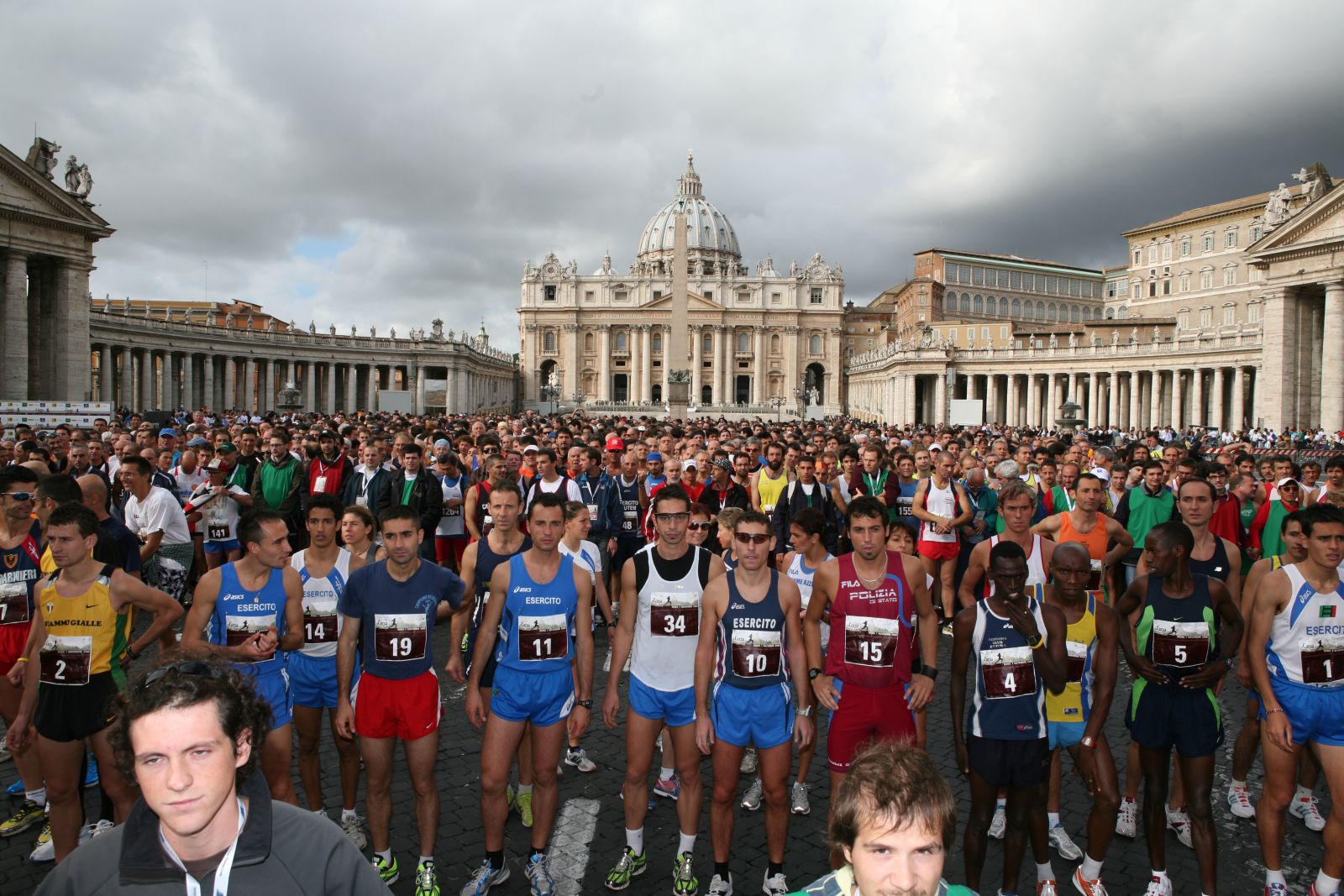 Celebración de la 10ª "Carrera de los santos" en Roma