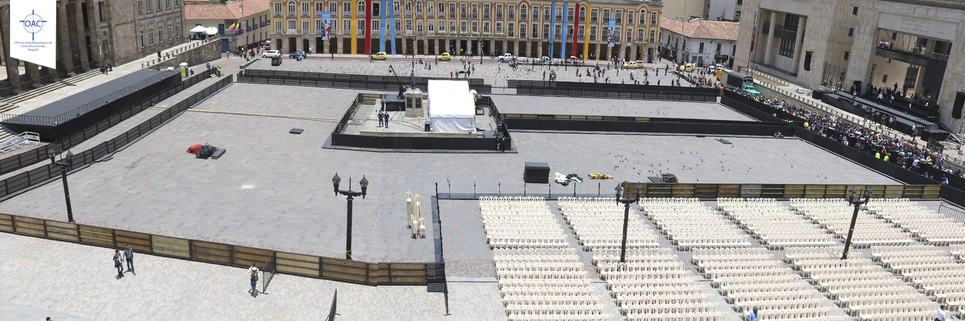 Bogotá, todo listo para recibir al Papa