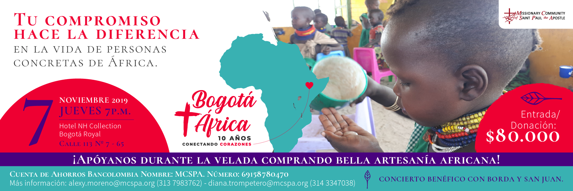 Misioneras colombianas en África