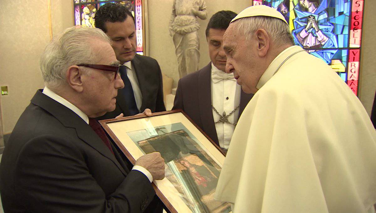 El Papa Francisco se reunió con el director de cine Martin Scorsese