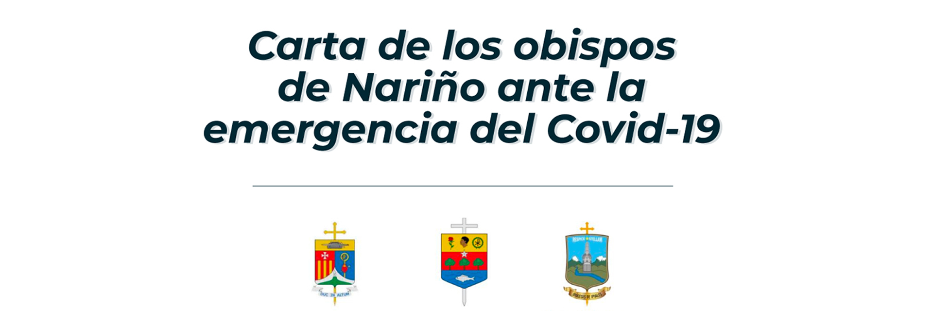 Obispos de Nariño piden al gobierno atención urgente e Integral ante expansión de Covid-19 en la región