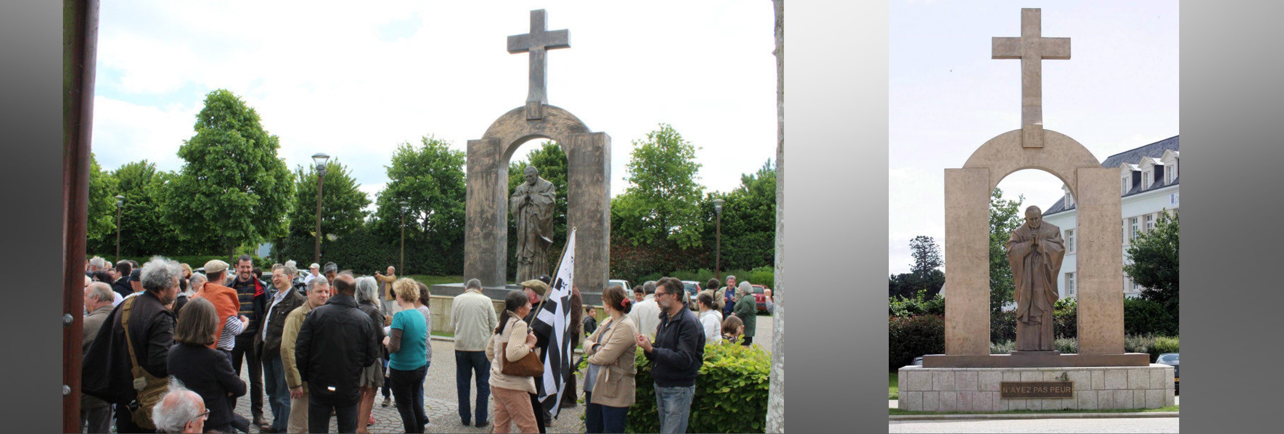 En Ploërmel, Francia, ordenan quitar una cruz, que hace parte de un monumento