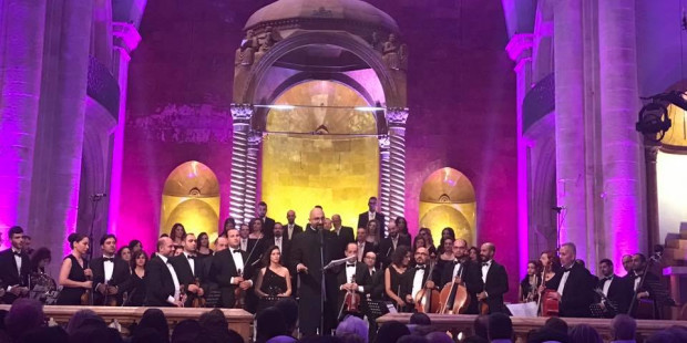 Gran concierto en la catedral de Alepo