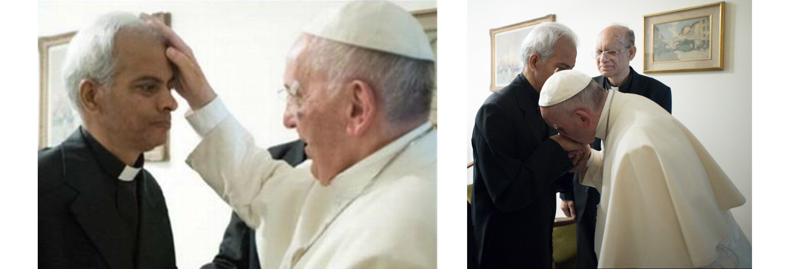 El padre Tom es recibido por el Papa en El Vaticano