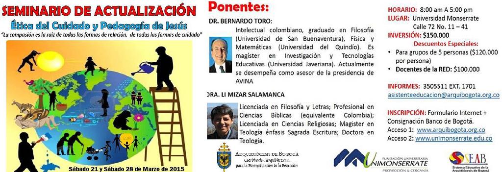 Seminario de actualización “Pedagogía del Cuidado y Pedagogía de Jesús”