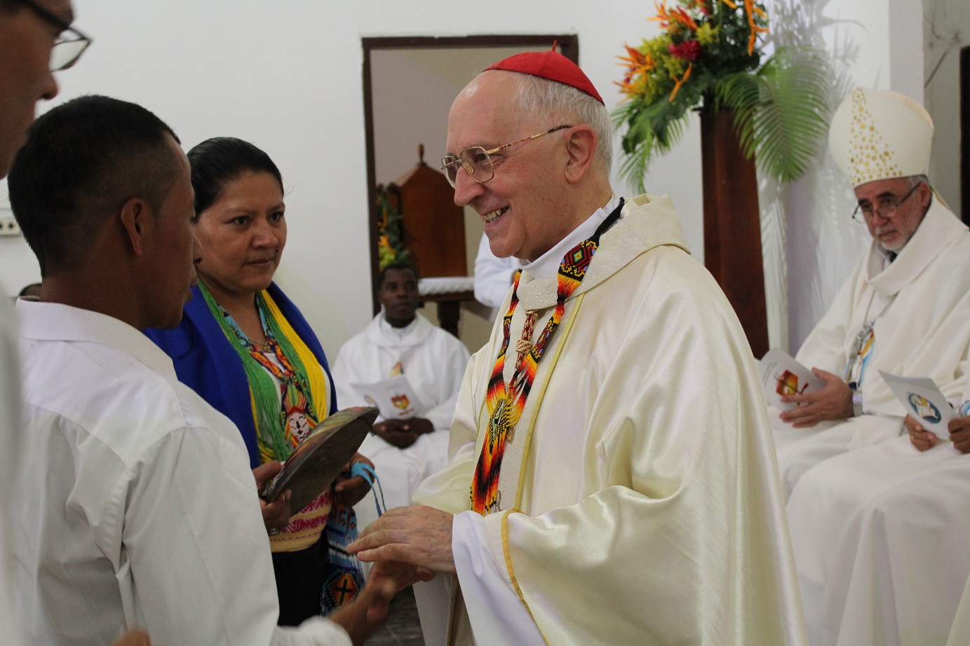 Cardenal Filoni visitó comunidades indígenas de la Amazonía Colombiana