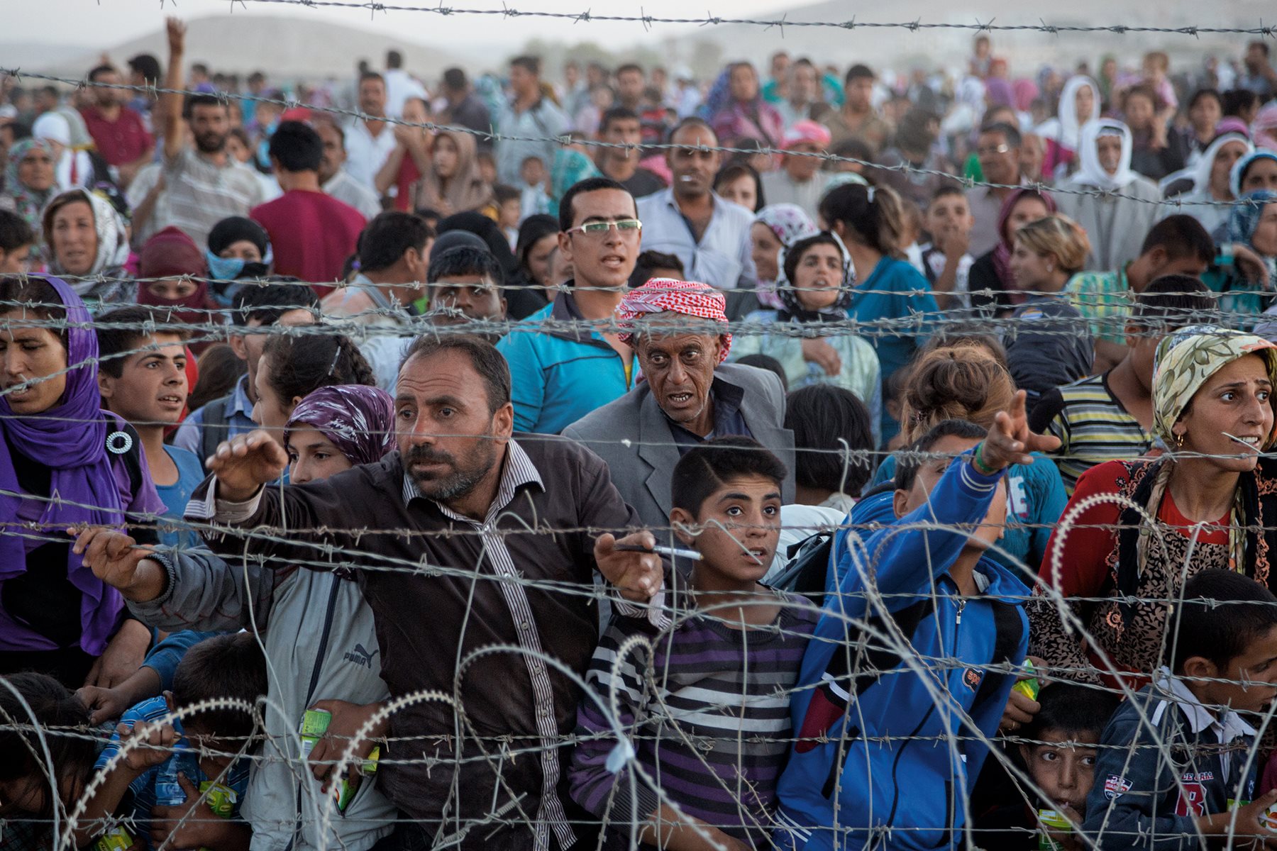 "Están en las fronteras, porque las puertas y los corazones están cerrados para ellos": Francisco