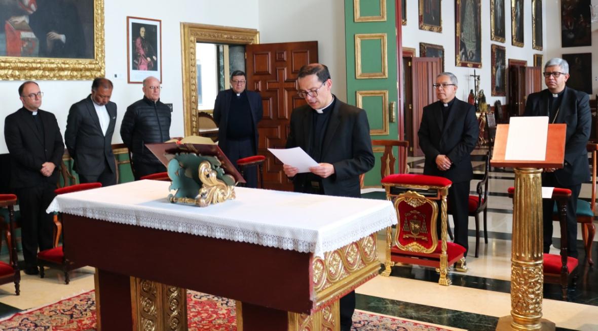Juramento de Fidelidad y Profesión de Fe de monseñor Germán Humberto Barbosa Mora