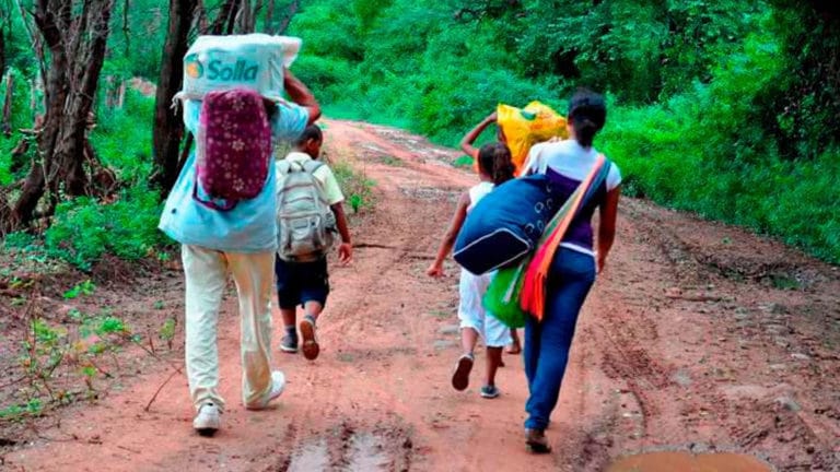 Desplazamiento en el sur de Bolívar