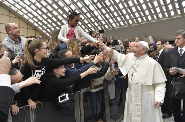 Papa Francisco en audiencia