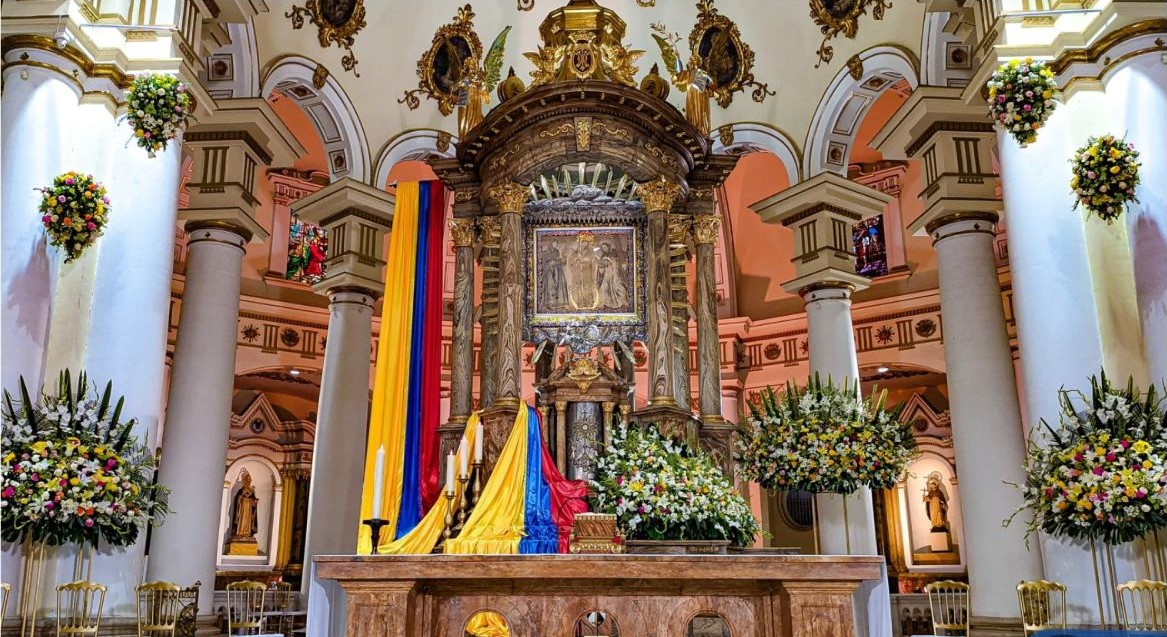 Hoy se celebra a la Virgen de Chiquinquirá, patrona de Colombia