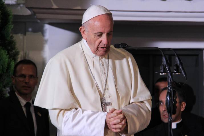 Donación del papa Francisco a Colombia. 