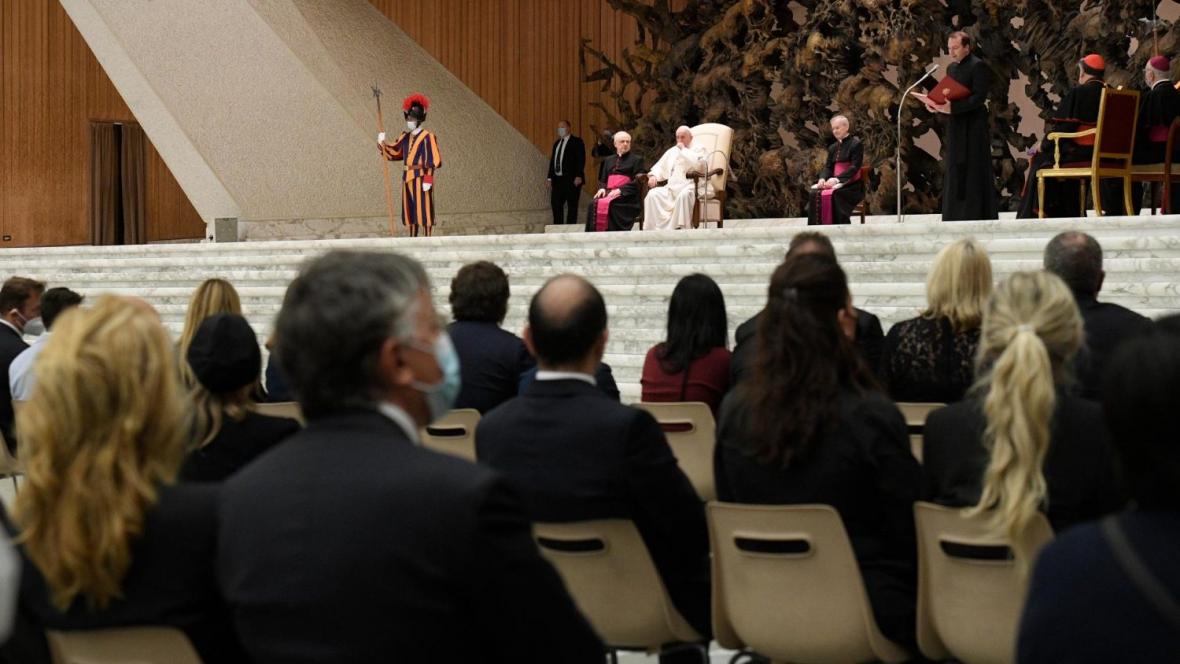 Papa en audiencia