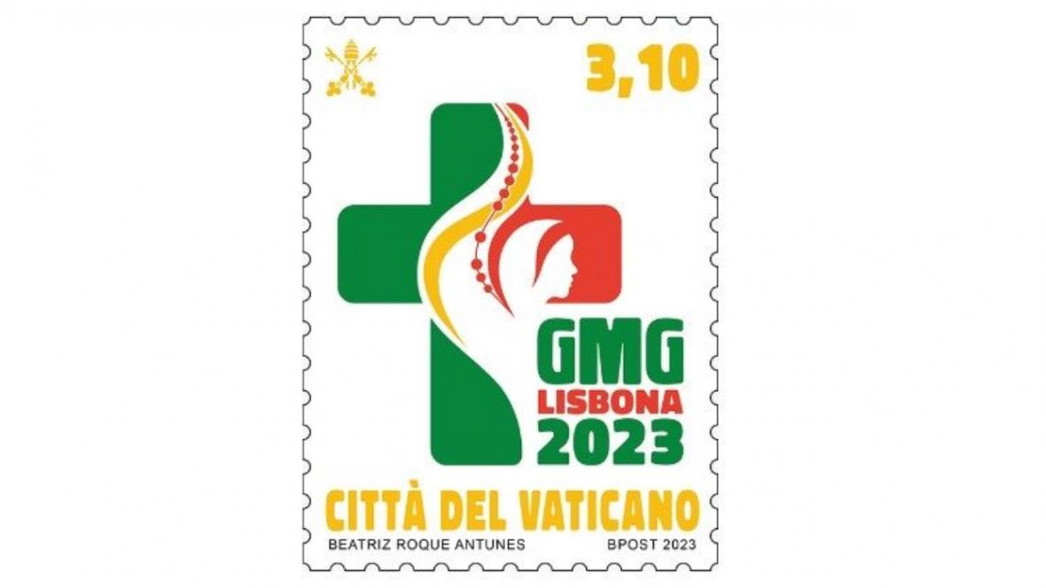 sello conmemorativo de la XXXVIII Jornada Mundial de la Juventud Lisboa 2023
