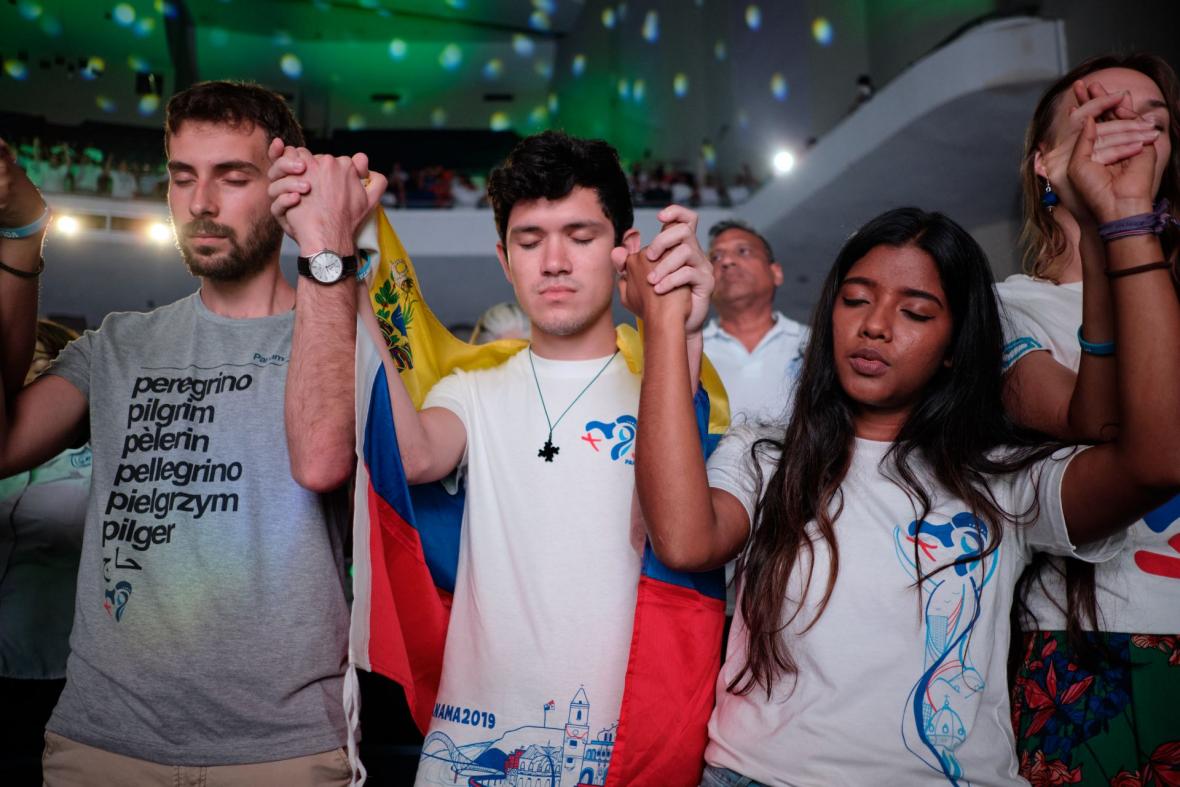 Más de 2 mil jóvenes colombianos se preparan para encontrarse con el Papa