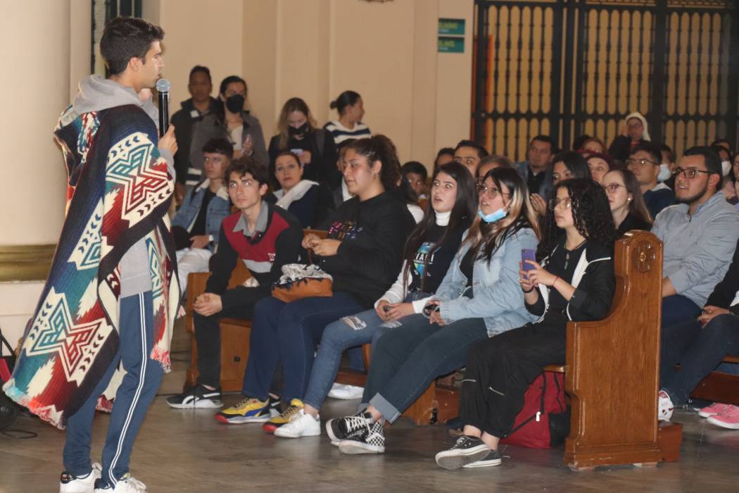 La juventud de la Arquidiócesis de Bogotá se hizo sentir