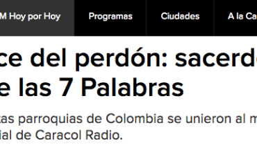 La paz nace del perdón: sacerdotes en el Sermón de las 7 Palabras