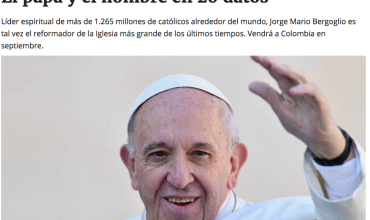 El papa y el hombre en 20 datos