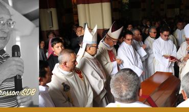 El último adiós al padre Mario Leonardo Peresson Tonelli