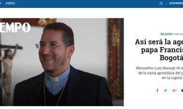 Así será la agenda del papa Francisco en Bogotá