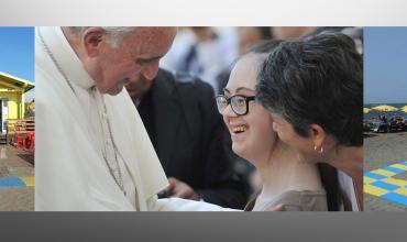 El Papa ofrece una playa pensada para eliminar cualquier tipo de barrera arquitectónica y mental