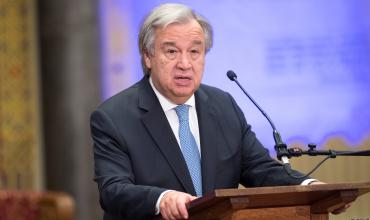 El Secretario General de la ONU: Francisco nos ayuda a promover la paz