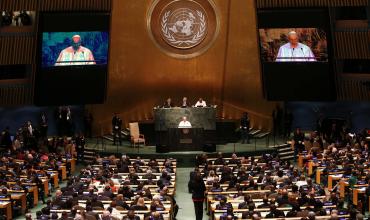 Francisco sueña con un mundo seguro, sin armas nucleares
