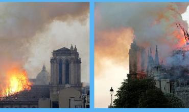 Notre Dame arde y se cae a pedazos