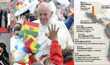 El Papa lamenta los "momentos difíciles” a nivel político, social y económico en Latinoamérica