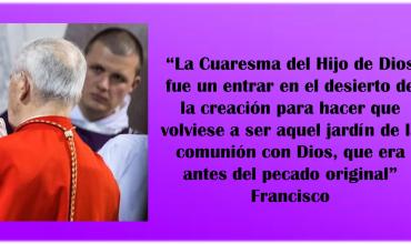 Mensaje del papa Francisco para la Cuaresma