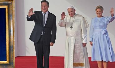 Así fue la ceremonia de bienvenida del papa Francisco en Panamá
