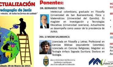 Seminario de actualización “Pedagogía del Cuidado y Pedagogía de Jesús”