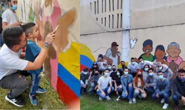 “Murales por la paz”: iniciativa de jóvenes colombianos llega al Vaticano