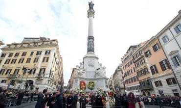 El Papa rendirá homenaje a la Inmaculada en la Plaza de España el 8 de diciembre