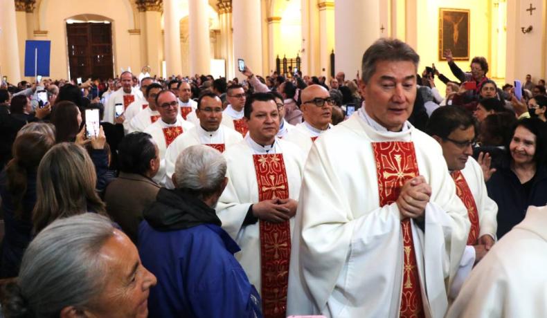 Multitudinaria peregrinación jubilar a la Catedral Primada de Bogotá.